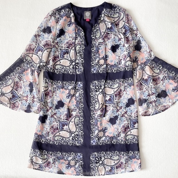 VINCE Camuto Paisley Dress - Picture 5 of 12